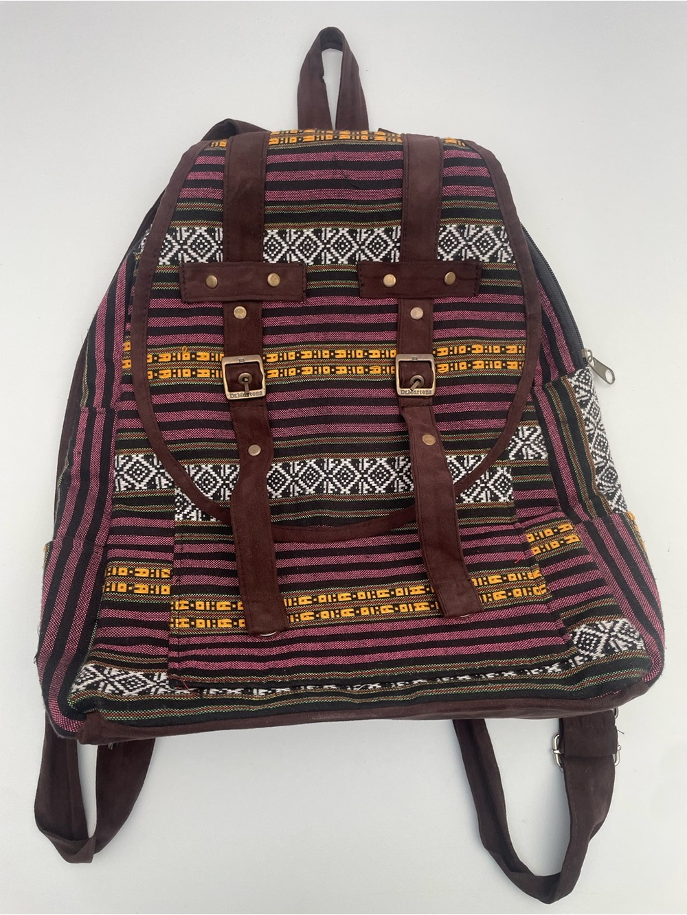 Dr. Martens Boho Tribal Geometric Woven Canvas Backpack